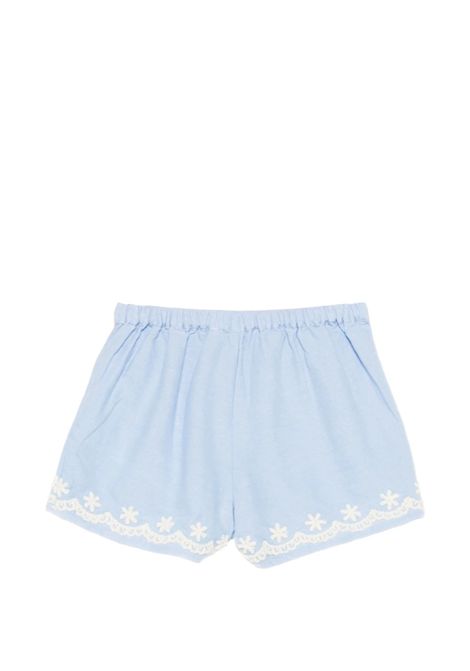 Shorts con ricamo LOUISE MISHA KIDS | S0267KOXFORD BLUE